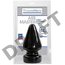 Анальная пробка большого размера без вибрации Titanmen Tools - Butt Plug - 4.5 Diameter Ass Master