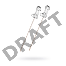 Леденец Sosuчki, «Пенис Pina colada», мини, прозрачный, 42 гр., 2 шт.