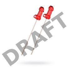 Леденец Sosuчki, «Пенис Whiskey», мини, красный, 42 гр., 2 шт.