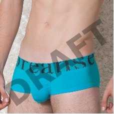 Голубые боксеры с надписью DOREANSE укороченные XL