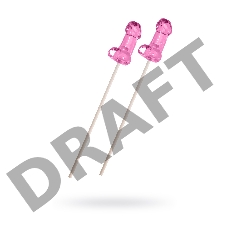 Леденец Sosuчki, «Пенис Irish Cream», мини, розовый, 42 гр., 2 шт.