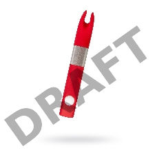 Вибратор клиторальный Qvibry 4Gb USB памяти, силикон, красный, 12 см