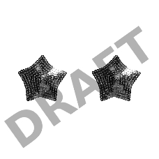 Серебристые пэстисы-звездочки Tempest