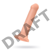 Ремневой нереалистичный страпон на присоске Strap-on-me, XL, силикон, телесный, 20 см