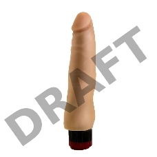 Вибромассажёр-реалистик Lovetoy,ПВХ, телесный, 22 см