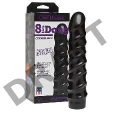 Насадка фаллоимитатор черная 8 Vac-U-Lock CodeBlack