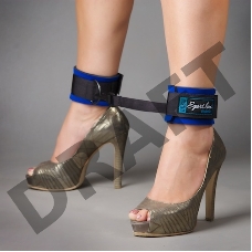 Чёрно-синие оковы на липучках