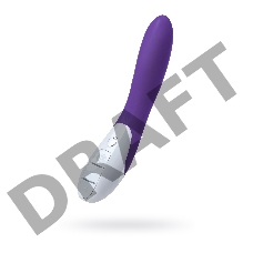 Вибратор Mystim Elegant Eric силиконовый, фиолетовый, 27 см