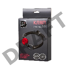 Кляп Штучки-дрючки, ABS пластик, красный