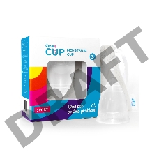 Прозрачная менструальная чаша OneCUP Sport - размер S