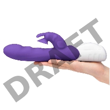 Вибромассажер с клиторальной стимуляцией фиолетовый Clitoral Suction Rabbit