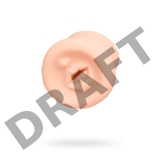 Насадка на помпу Sexus Men LITTLE MOUTH, TPE, телесный, 7,5 см