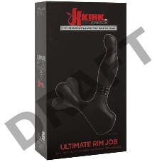 Вибромассажер простаты эргономичной формы с функцией римминг KINK - Ultimate Rim Job